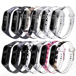 Colorful Pattern Watch Band Watch Strp for Xiaomi Miband 4 Miband 3 Non-original