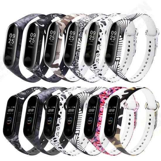 Colorful Pattern Watch Band Watch Strp for Xiaomi Miband 4 Miband 3 Non-original Colorful Pattern Watch Band Watch Strp for Xiaomi Miband 4 Miband 3 Non-original