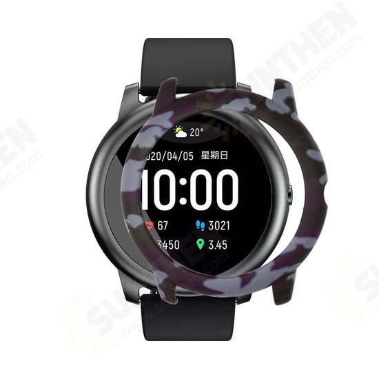 Colorful Pattern Watch Case Watch Cover Case Cover Screen Protector for Solar LS05