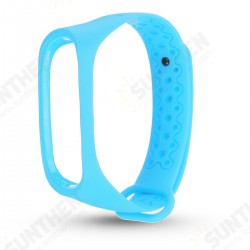 Colorful Ripple Pattern Venting Hole Watch Band Watch Strap Replacement for Xiaomi Miband 4 Colorful Ripple Pattern Venting Hole Watch Band Watch Strap Replacement for Xiaomi Miband 4