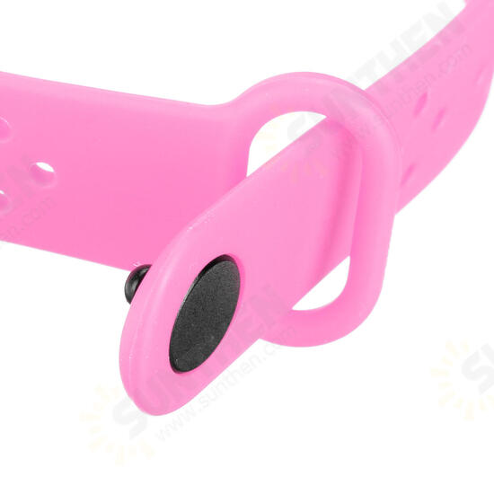 Colorful Ripple Pattern Venting Hole Watch Band Watch Strap Replacement for Xiaomi Miband 4