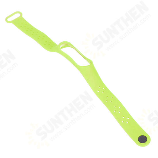 Colorful Ripple Pattern Venting Hole Watch Band Watch Strap Replacement for Xiaomi Miband 4