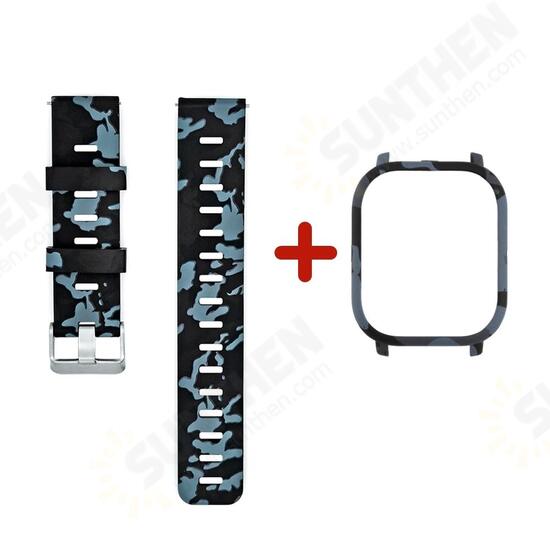 Colorful Silicone Watch Band and Case Cover for Amazfit GTS Colorful Silicone Watch Band and Case Cover for Amazfit GTS