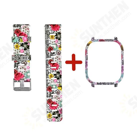 Colorful Silicone Watch Band and Case Cover for Amazfit GTS Colorful Silicone Watch Band and Case Cover for Amazfit GTS