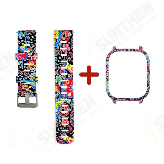 Colorful Silicone Watch Band and Case Cover for Amazfit GTS Colorful Silicone Watch Band and Case Cover for Amazfit GTS