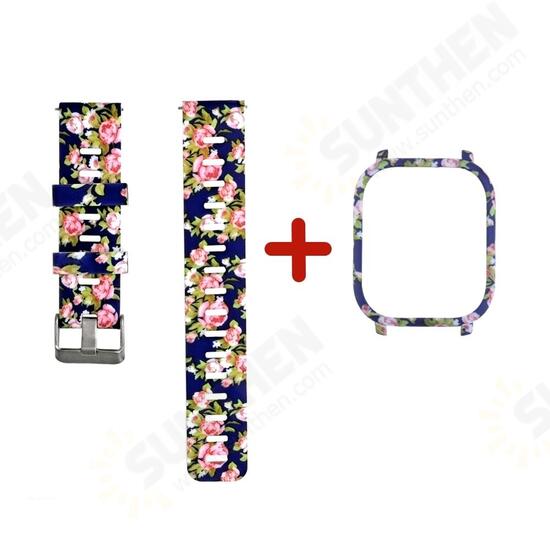 Colorful Silicone Watch Band and Case Cover for Amazfit GTS Colorful Silicone Watch Band and Case Cover for Amazfit GTS
