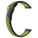 22mm Two-color Porosity Silicone Reverse Buckle Strap Smart Watch Band For Xiaomi Solar Non-original