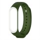 Dual Color Silicone Watch Band Replacement Watch Strap for Xiaomi mi band 5 Non-original