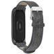 Denim Leather Watch Band Watch Strap Replacement for Xiaomi Miband 4 Non-original Denim Leather Watch Band Watch Strap Replacement for Xiaomi Miband 4 Non-original
