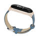 Denim Leather Watch Band Watch Strap Replacement for Xiaomi Miband 4 Non-original Denim Leather Watch Band Watch Strap Replacement for Xiaomi Miband 4 Non-original