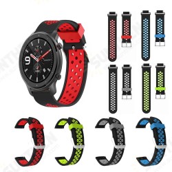 Double Color Breathable Watch Band Watch Strap Replacement for 47mm Amazfit GTR Smart Watch Double Color Breathable Watch Band Watch Strap Replacement for 47mm Amazfit GTR Smart Watch