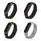 Double Color Watch Band Silicone Strap Replacement for Xiaomi Miband 3 Non-original