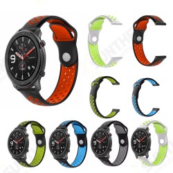 Double Color Watch Band Watch Strap Replacement for 47mm Amazfit GTR Smart Watch Double Color Watch Band Watch Strap Replacement for 47mm Amazfit GTR Smart Watch