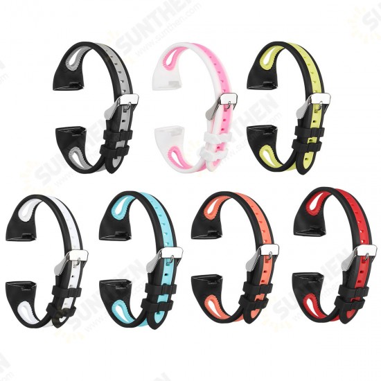 Dual Color Watch Strap Relacement Watch Band for Fitbit Charge 3