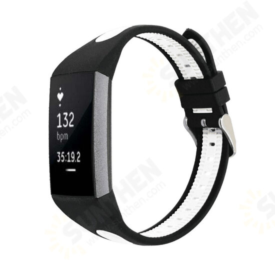 Dual Color Watch Strap Relacement Watch Band for Fitbit Charge 3 Dual Color Watch Strap Relacement Watch Band for Fitbit Charge 3