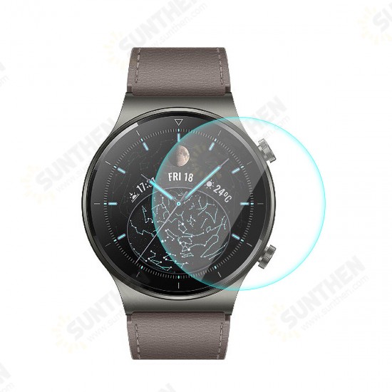 0.2mm 9H 2.15D Tempered Glass Protective Film Watch Screen Protector for HuWatch GT2 Pro