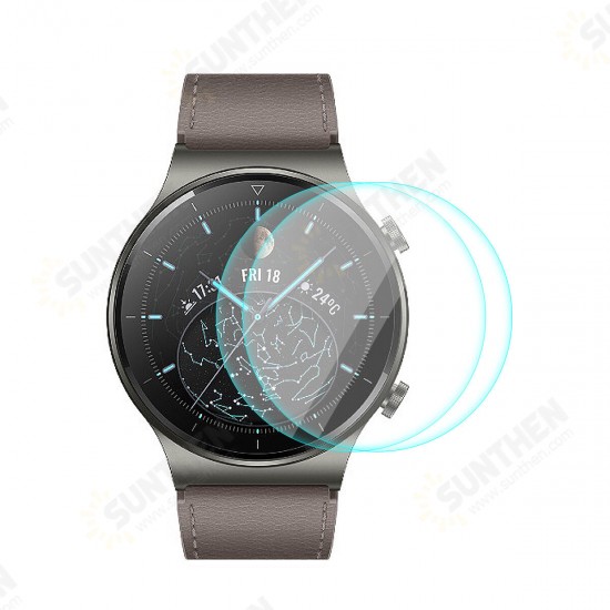 0.2mm 9H 2.15D Tempered Glass Protective Film Watch Screen Protector for HuWatch GT2 Pro