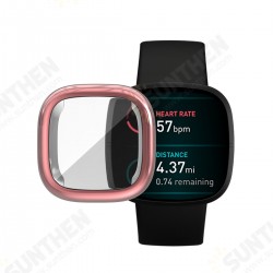 Electroplating TPU Protective Case Watch Case Cover for Fitbit Versa 3 / Fitbit Sense Electroplating TPU Protective Case Watch Case Cover for Fitbit Versa 3 / Fitbit Sense