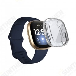 Transparent TPU All-inclusive Soft Case Watch Case Watch Cover Protective Case for Fitbit Versa 3 / Fitbit Sense Transparent TPU All-inclusive Soft Case Watch Case Watch Cover Protective Case for Fitbit Versa 3 / Fitbit Sense