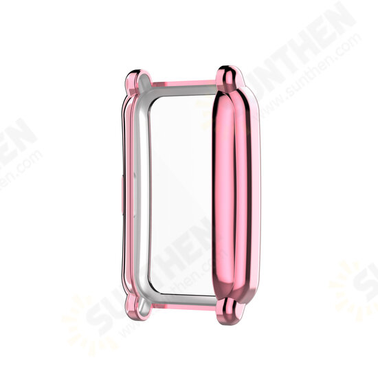 Electroplating All-inclusive Protective Case TPU Watch Case Watch Cover for HuHonor Watch SE