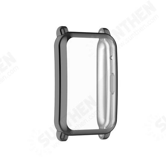 Electroplating All-inclusive Protective Case TPU Watch Case Watch Cover for HuHonor Watch SE