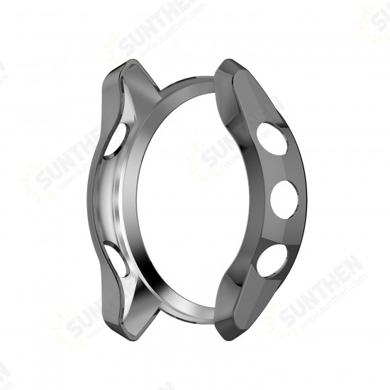 Electroplating Half-pack TPU Watch Case Watch Cover Protective Case for Garmin Forerunner745