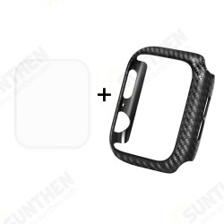 Carbon Fiber Watch Cover+3D Curved Edge Hot Bending Watch Screen Protector For Apple Watch Series 4 40mm Carbon Fiber Watch Cover+3D Curved Edge Hot Bending Watch Screen Protector For Apple Watch Series 4 40mm