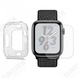 Diamond Pattern Soft TPU Watch Cover+3D Curved Edge Hot Bending Watch Screen Protector For Apple Watch Series 4 40mm Diamond Pattern Soft TPU Watch Cover+3D Curved Edge Hot Bending Watch Screen Protector For Apple Watch Series 4 40mm