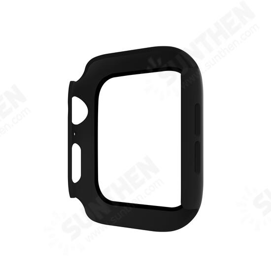 Full Body PC Watch Cover + Tempered Glass Watch Screen Protector For Apple Watch Series 5 44mm/Apple Watch Series 4 44mm