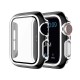 Hat-Prince Plating Shockproof Anti-Scratch Soft TPU + HD Clear Tempered Glass Full Cover Watch Case Cover for Apple Watch Series 6/ 5/ 4/ SE 40mm