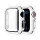 Hat-Prince Plating Shockproof Anti-Scratch Soft TPU + HD Clear Tempered Glass Full Cover Watch Case Cover for Apple Watch Series 6/ 5/ 4/ SE 40mm