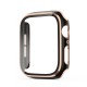 Hat-Prince Plating Shockproof Anti-Scratch Soft TPU + HD Clear Tempered Glass Full Cover Watch Case Cover for Apple Watch Series 6/ 5/ 4/ SE 40mm