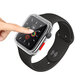 Shockproof Anti-Scratch Soft TPU + HD Clear Tempered Glass Full Cover Watch Case Cover for Apple Watch Series 6/ 5/ 4/ SE 40mm