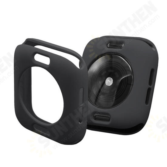 TPU Watch Cover+3D Curved Edge Hot Bending Watch Screen Protector For Apple Watch Series 4 40mm
