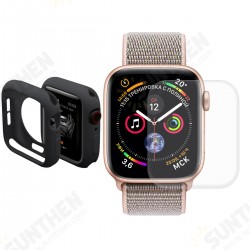 TPU Watch Cover+3D Curved Edge Hot Bending Watch Screen Protector For Apple Watch Series 4 40mm TPU Watch Cover+3D Curved Edge Hot Bending Watch Screen Protector For Apple Watch Series 4 40mm