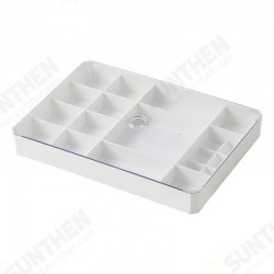 Fashion Multi-cell Jewelry Box Smart Ring Storage Box Plastic Earrings Ring Box Fashion Multi-cell Jewelry Box Smart Ring Storage Box Plastic Earrings Ring Box