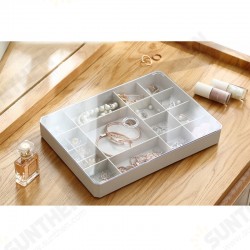 Fashion Multi-cell Jewelry Box Smart Ring Storage Box Plastic Earrings Ring Box Fashion Multi-cell Jewelry Box Smart Ring Storage Box Plastic Earrings Ring Box