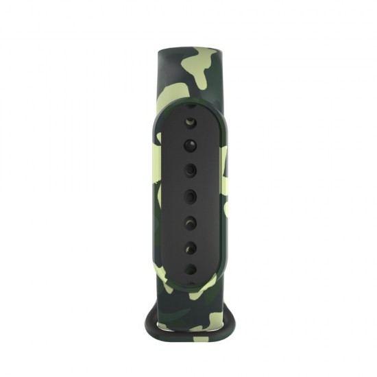 Fashion Silicone Camouflage Smart Watch Band Replacement Strap for Xiaomi Mi Band 7
