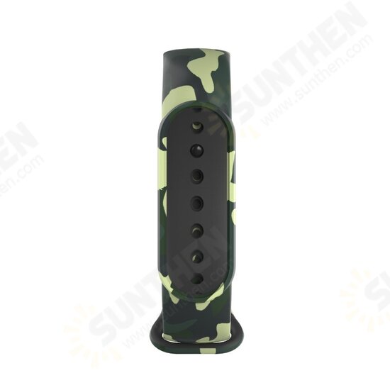 Fashion Silicone Camouflage Smart Watch Band Replacement Strap for Xiaomi Mi Band 7