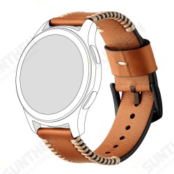 General 18/20/22mm Watch Band Stitches Genuine Leather Universal Watch Strap General 18/20/22mm Watch Band Stitches Genuine Leather Universal Watch Strap