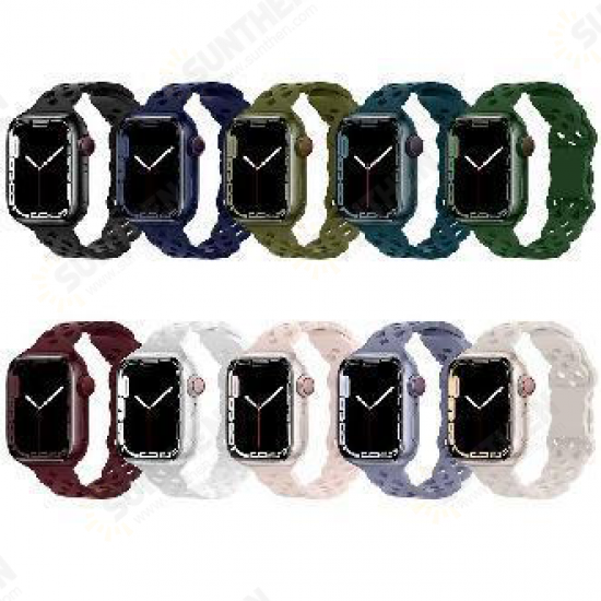 iWatch WA09 38/40/41mm Flexible Silicone Strap