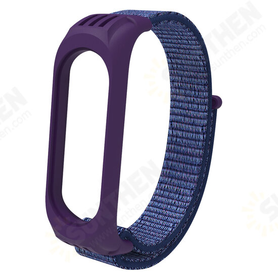 2-IN-1 Comfortable Nylon Watch Strap Band + TPU Watch Case Cover Replacement for Xiaomi Mi Band 5 / Xiaomi Mi Band 4 / 3 Non-original