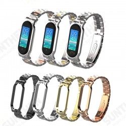 502 Colorful Stainless Steel Watch Strap Replacement Watch Band for Xiaomi Miband 5 Non-original 502 Colorful Stainless Steel Watch Strap Replacement Watch Band for Xiaomi Miband 5 Non-original