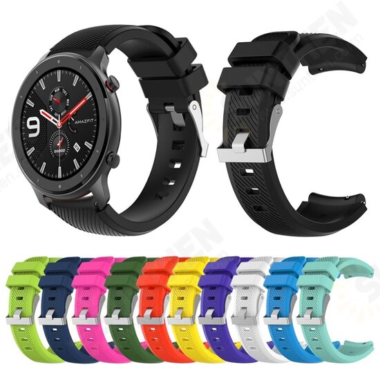 Inclined Grain Watch Band Watch Strap Replacement for 47mm Amazfit GTR Smart Watch Inclined Grain Watch Band Watch Strap Replacement for 47mm Amazfit GTR Smart Watch