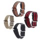 18/20/22/24mm Multicolor Durable Smart Watch Band Military Nylon Bracelet Strap Replacement