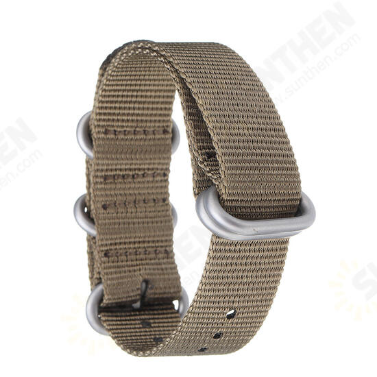 18/20/22/24mm Multicolor Durable Smart Watch Band Military Nylon Bracelet Strap Replacement