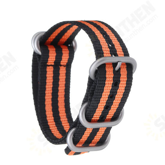 18/20/22/24mm Multicolor Durable Smart Watch Band Military Nylon Bracelet Strap Replacement