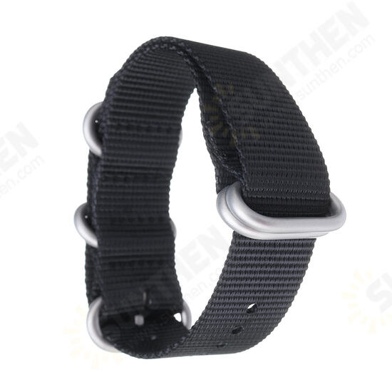 18/20/22/24mm Multicolor Durable Smart Watch Band Military Nylon Bracelet Strap Replacement