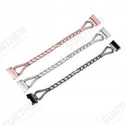 Metal Watch Band Wristband Strap Replacemtn for Fitbit Charge 3 Smart Watch