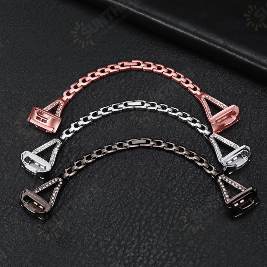Metal Watch Band Wristband Strap Replacemtn for Fitbit Charge 3 Smart Watch Metal Watch Band Wristband Strap Replacemtn for Fitbit Charge 3 Smart Watch